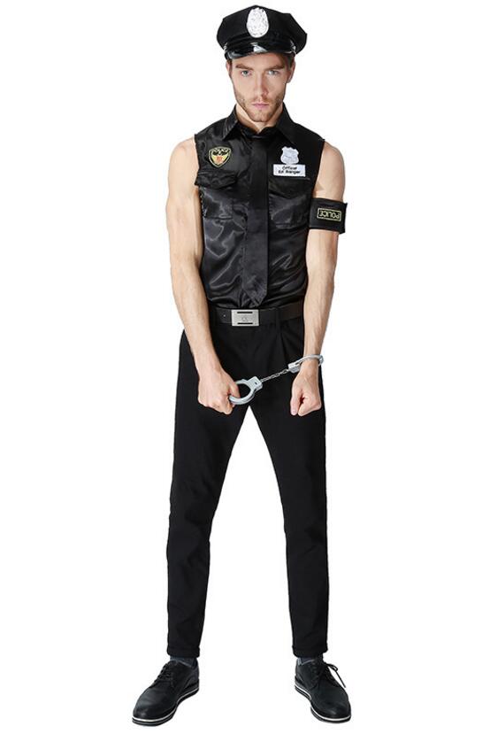 F1629 Dirty Cop Officer Ed Banger Halloween Costume